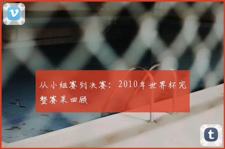 从小组赛到决赛：2010年世界杯完整赛果回顾
